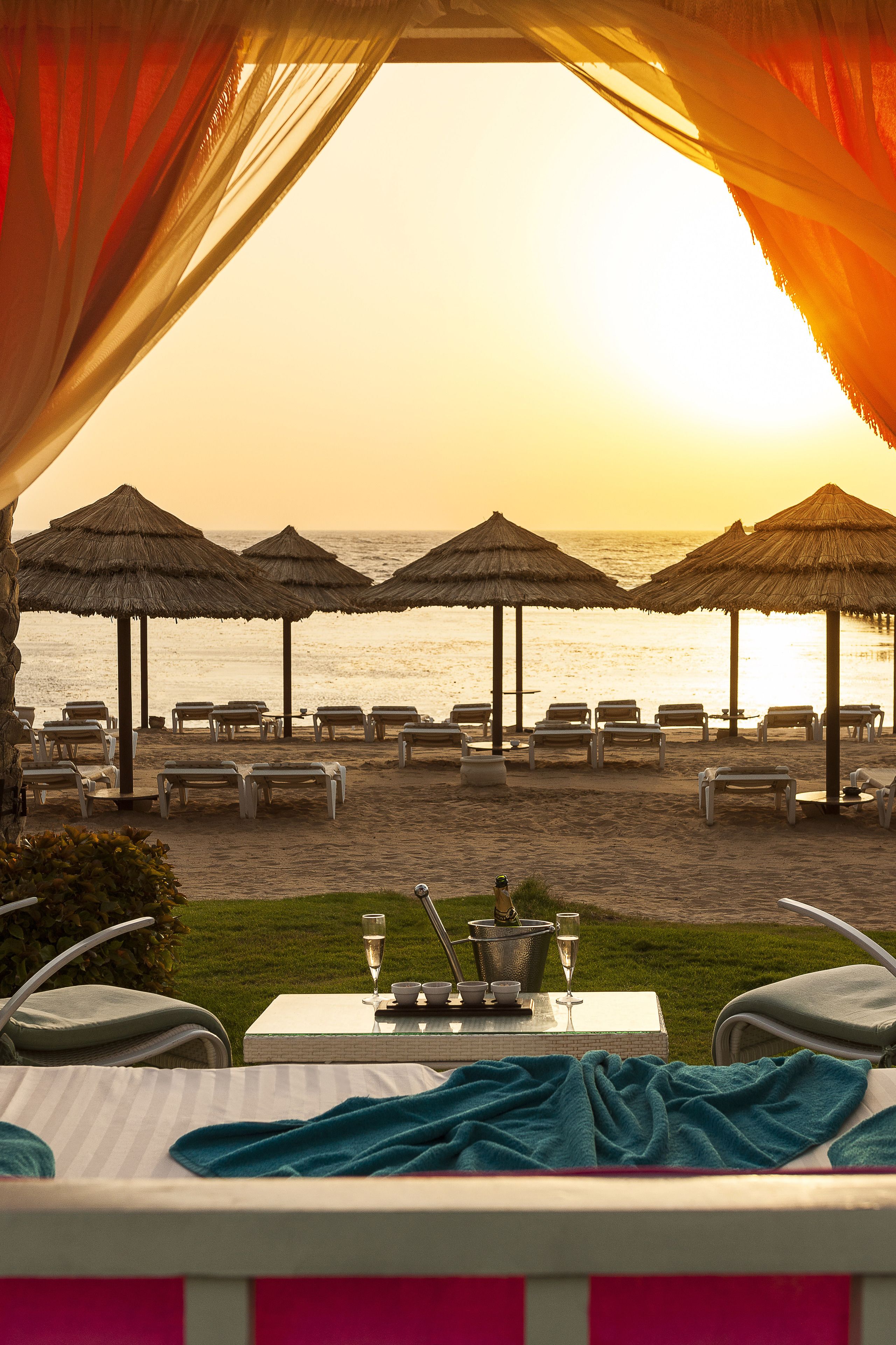 sharm sheikh el rixos beach adults friendly shuttle loungers cabanas private sun