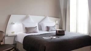 Premium bedding, minibar, in-room safe, desk