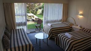 Iron/ironing board, cots/infant beds, free WiFi