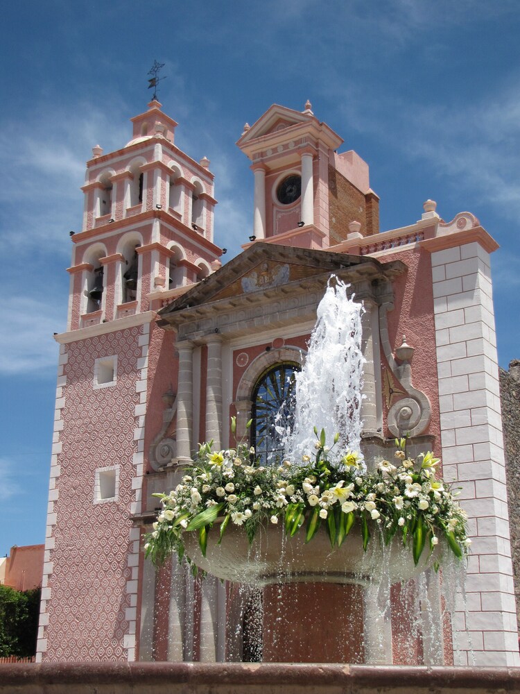 Fountain, Hotel Casa Blanca Tequisquiapan