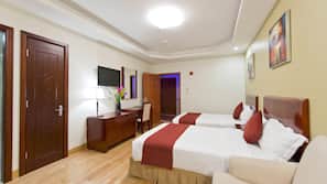 In-room safe, desk, iron/ironing board, rollaway beds