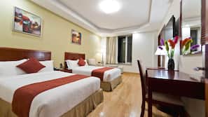 In-room safe, desk, iron/ironing board, rollaway beds