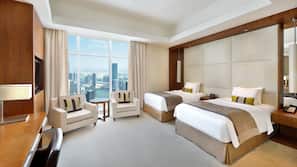 Hypo-allergenic bedding, down duvet, minibar, in-room safe