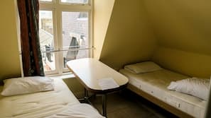 Iron/ironing board, rollaway beds, linens
