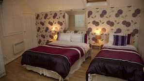 Memory foam beds, individually decorated, individually furnished