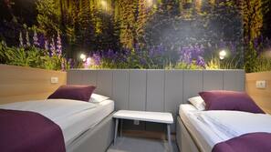 Select Comfort beds, in-room safe, blackout drapes, rollaway beds