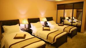 Coffre-forts dans les chambres, rideaux occultants