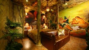 Free minibar, in-room safe, individually decorated