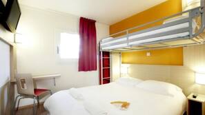 Desk, soundproofing, iron/ironing board, free cots/infant beds