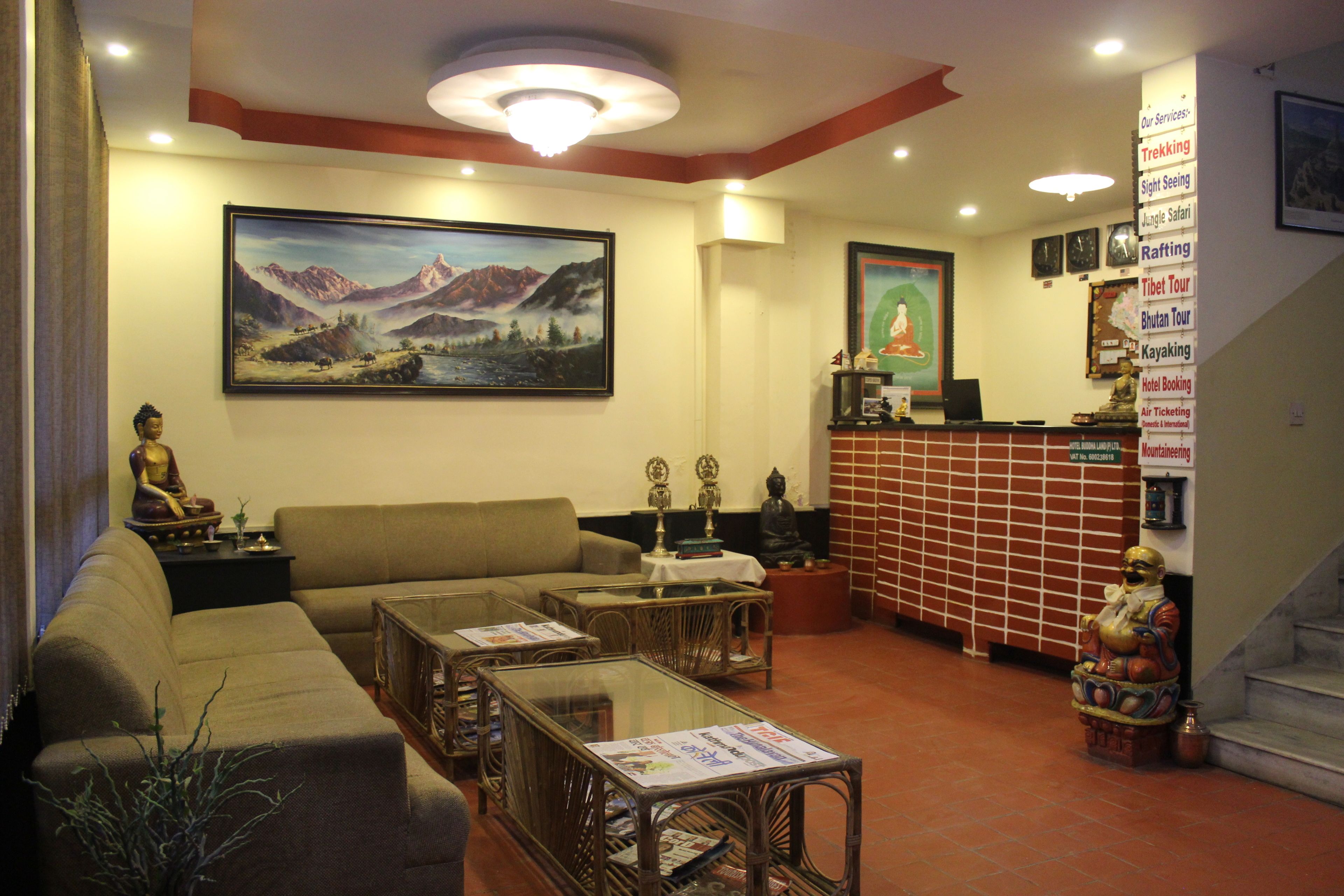 Hotel Buddha Land in Kathmandu, Nepal