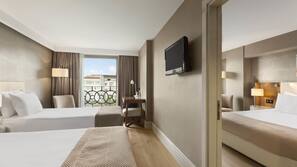 1 chambre, matelas mémoire de forme, minibar