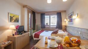 Blackout drapes, iron/ironing board, cribs/infant beds, free WiFi