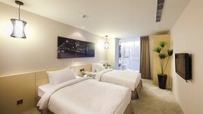 Down comforters, in-room safe, individually decorated
