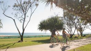 Beach nearby, beach towels, snorkelling