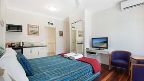 Premium bedding, free minibar items, individually decorated