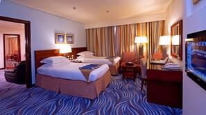 In-room safe, blackout curtains, free cots/infant beds, free WiFi