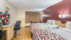 Desk, iron/ironing board, free WiFi, bed sheets
