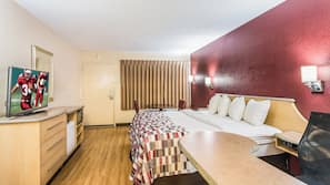 Desk, iron/ironing board, free WiFi, bed sheets