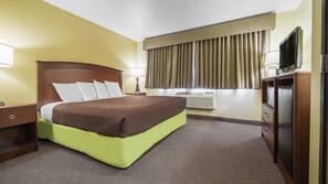 Blackout drapes, iron/ironing board, free cribs/infant beds, free WiFi