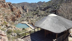 Outdoor pool, a natural pool