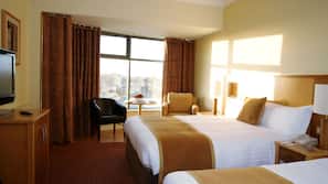 In-room safe, desk, iron/ironing board, free cribs/infant beds