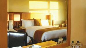 In-room safe, desk, iron/ironing board, free cribs/infant beds