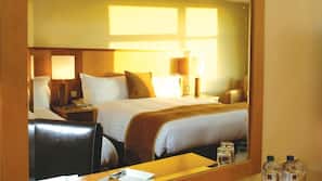 In-room safe, desk, iron/ironing board, free cribs/infant beds