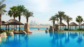 2 indoor pools, 6 outdoor pools, pool cabanas (surcharge)