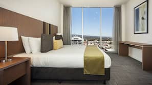 In-room safe, blackout curtains, iron/ironing board