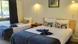 Blackout curtains, soundproofing, iron/ironing board, free WiFi