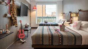 Laptop workspace, free WiFi, bed sheets, wheelchair access