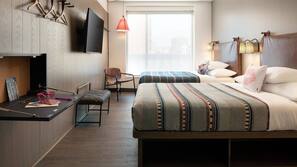 Laptop workspace, free WiFi, bed sheets, wheelchair access