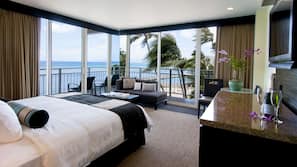 In-room safe, desk, laptop workspace, blackout drapes
