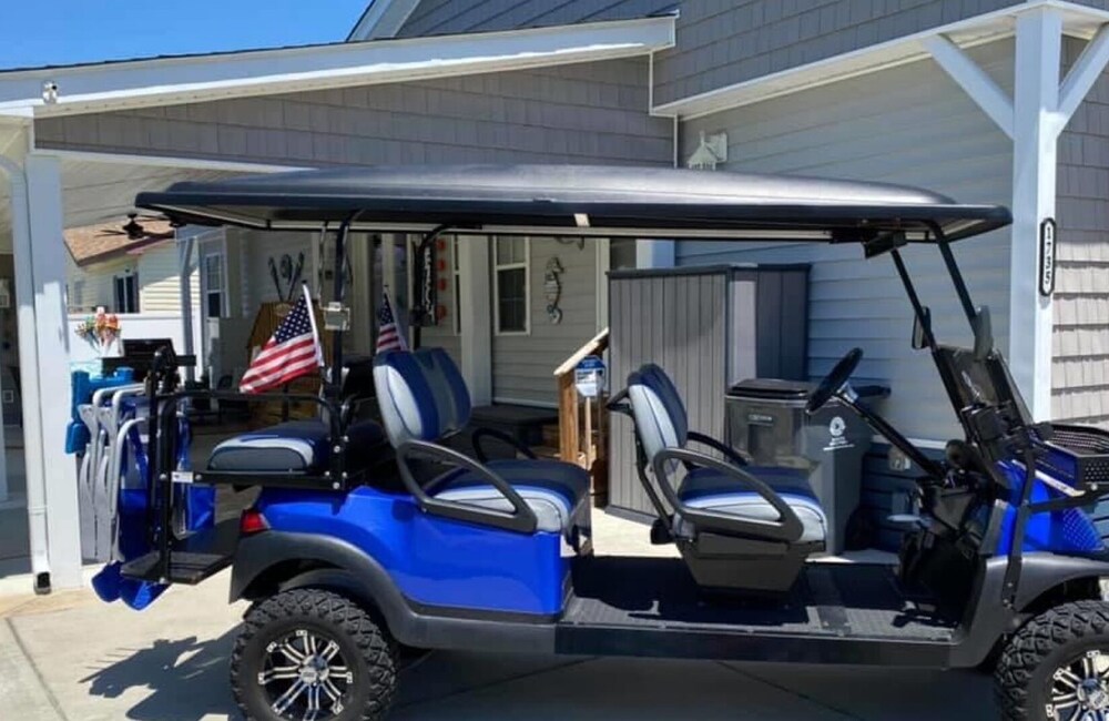 Beach House, LIMO Golf Cart included