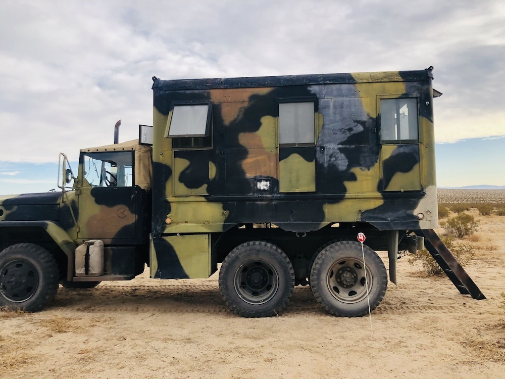 Wow Military Jeep Camping in Joshua Tree