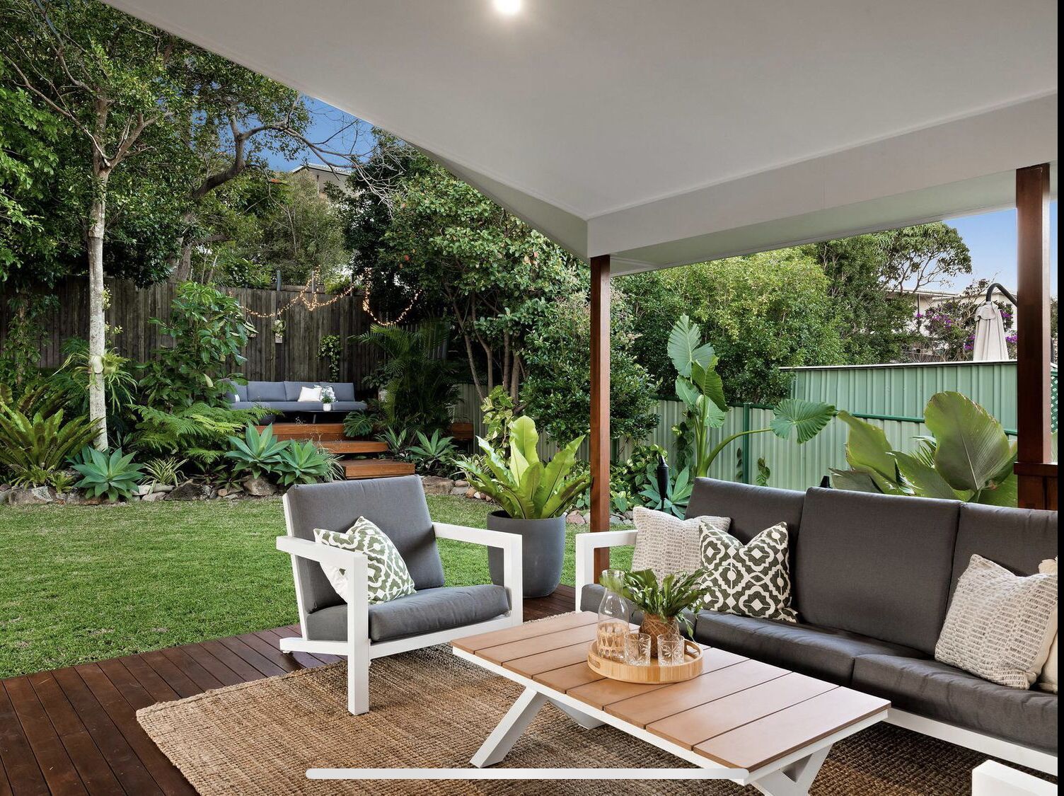 Relax in the Gardens of The Sanctuary Mooloolaba