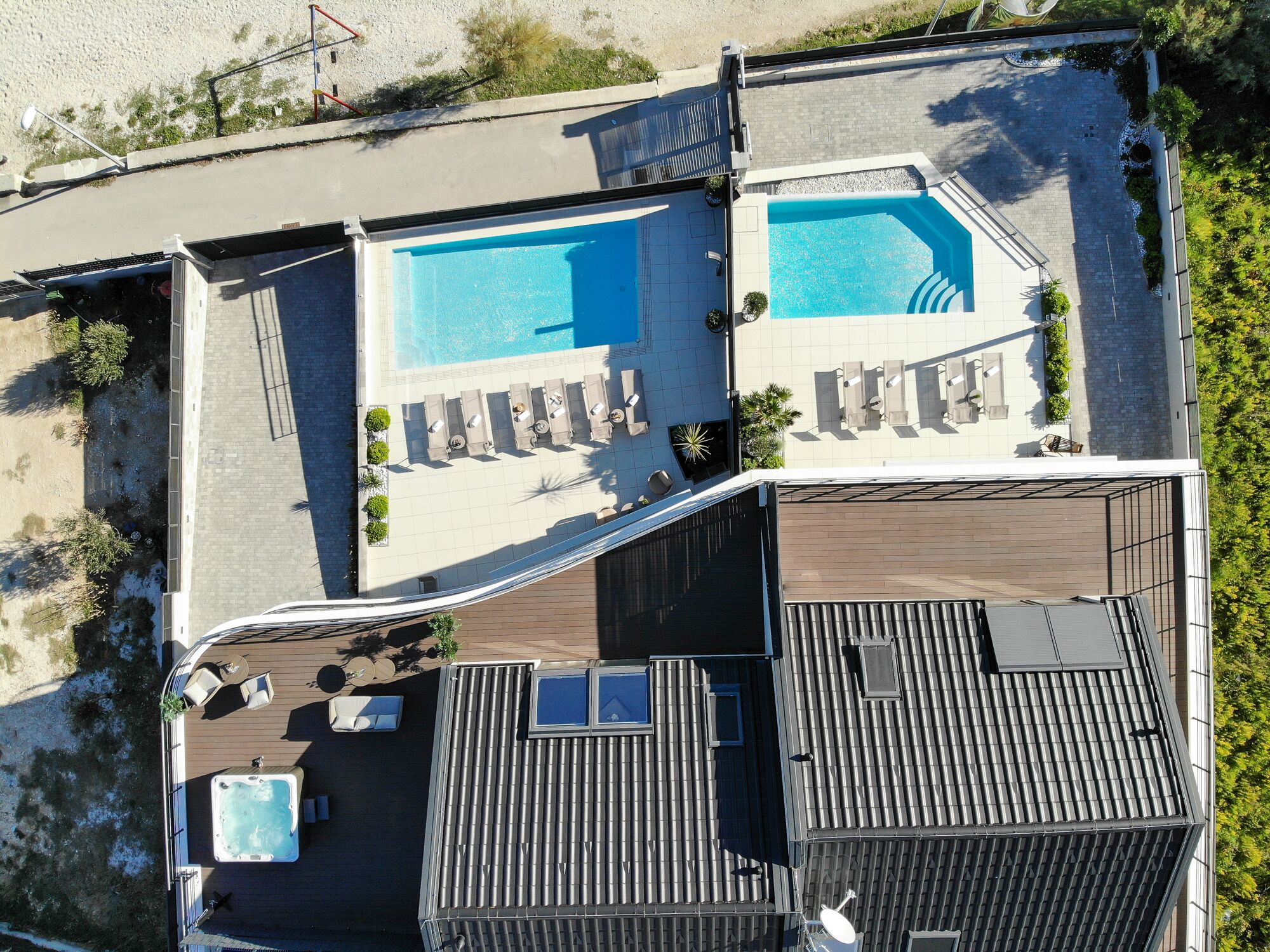 Luxury Beachfront Villa Sea Queen in Kastela, Croatia