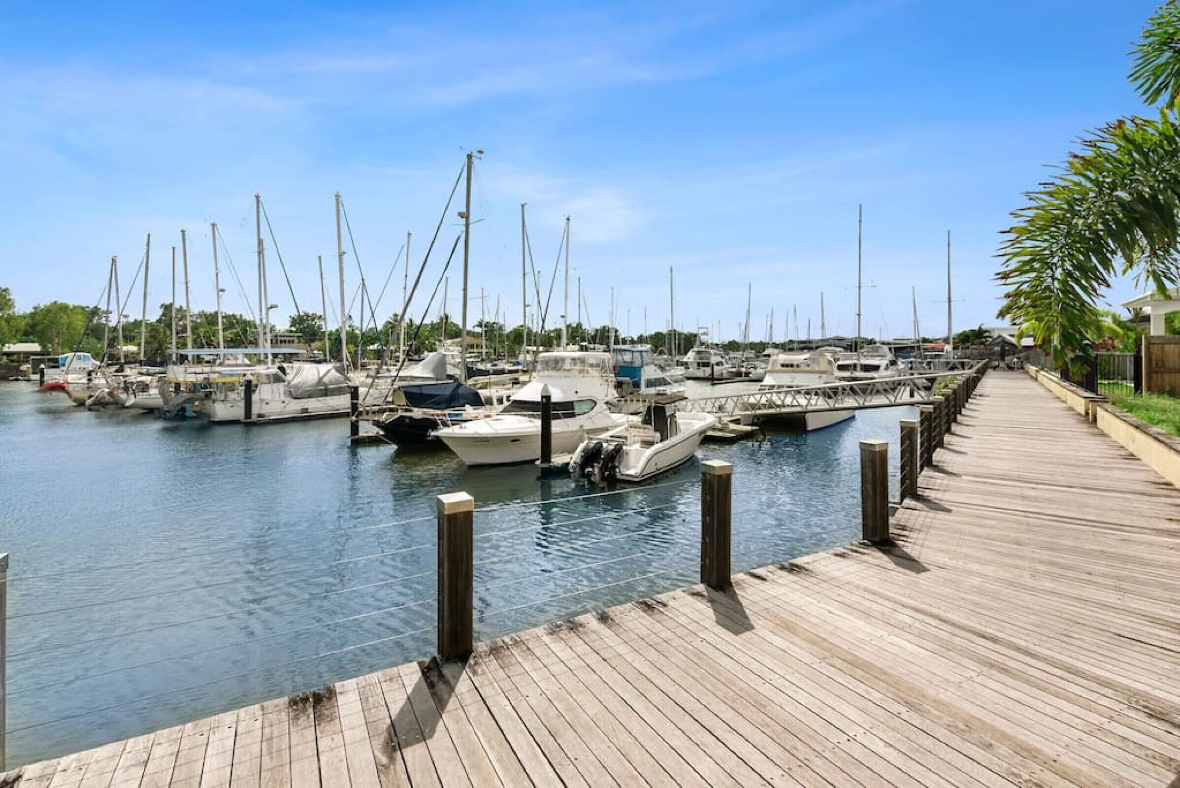 Marina Views From a Stunning Modern Villa