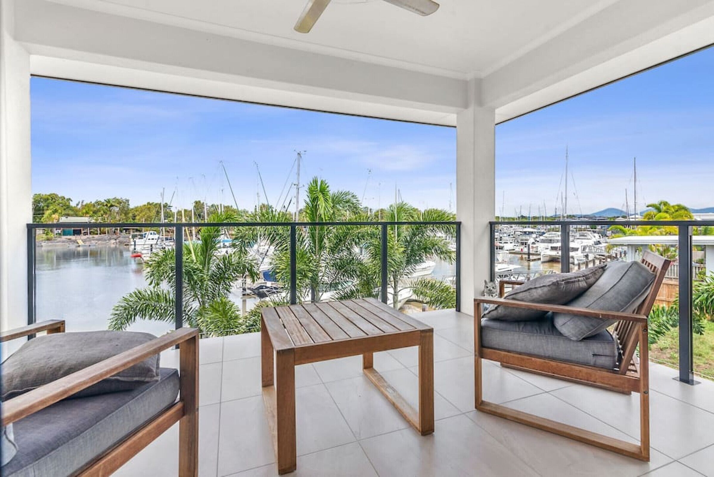 Marina Views From a Stunning Modern Villa