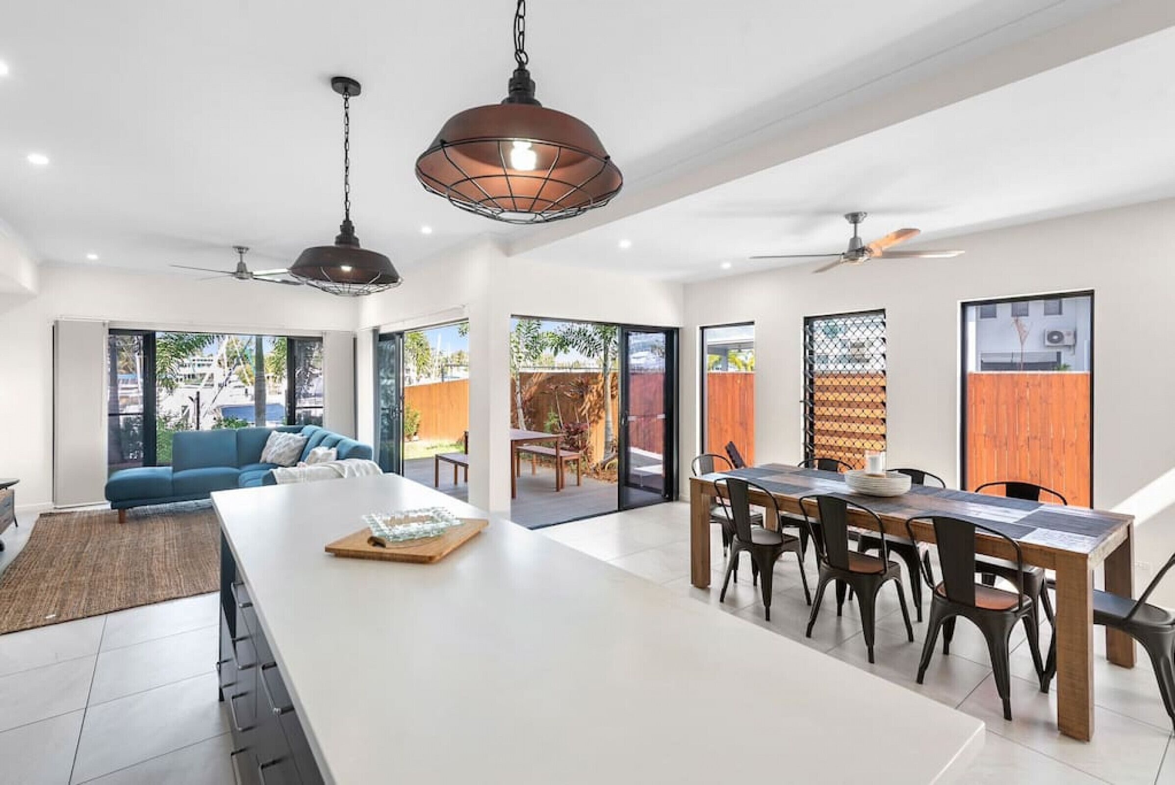 Marina Views From a Stunning Modern Villa