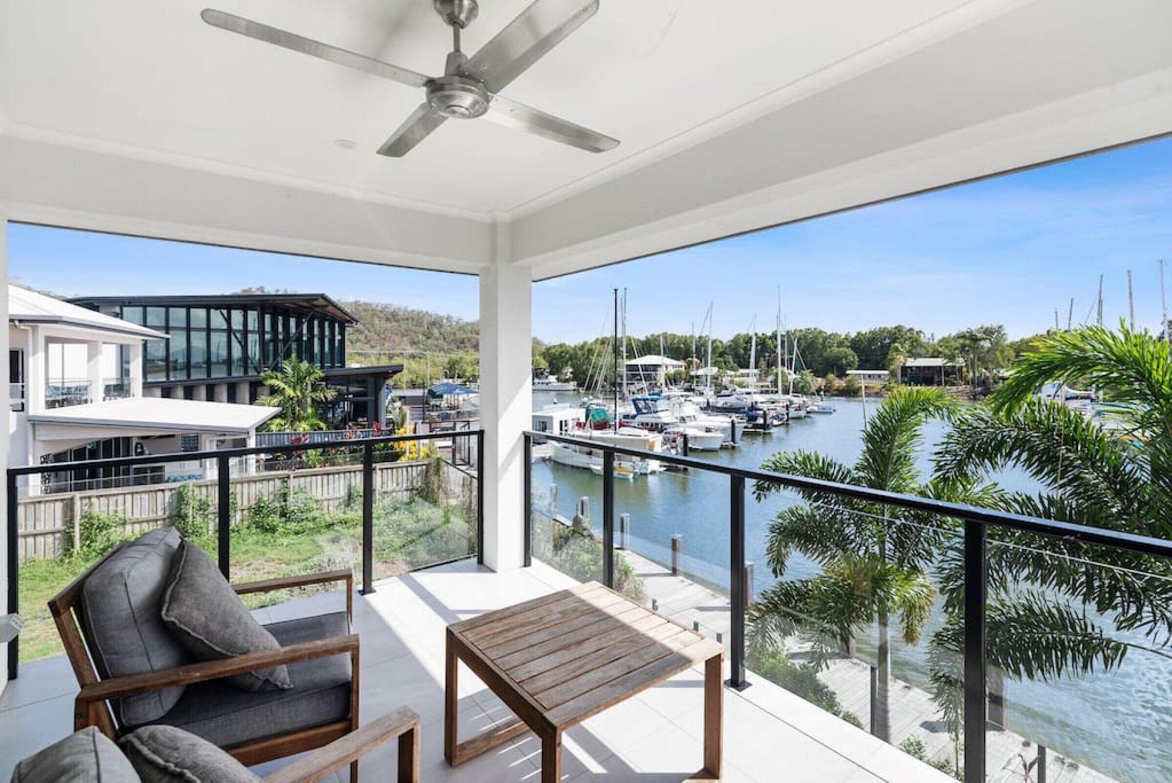 Marina Views From a Stunning Modern Villa