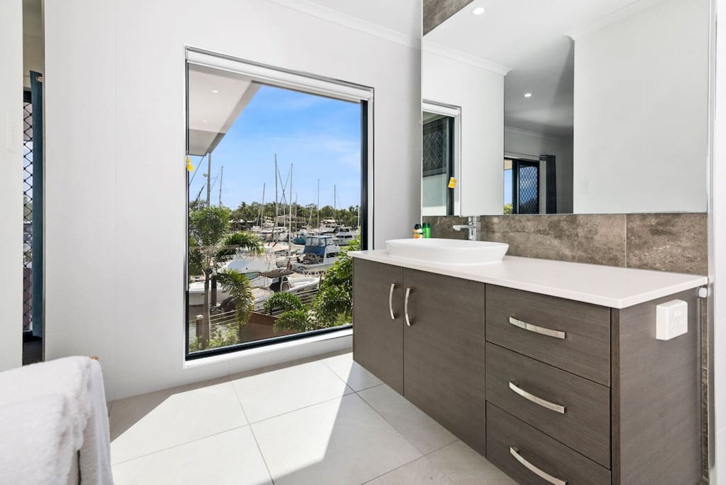 Marina Views From a Stunning Modern Villa