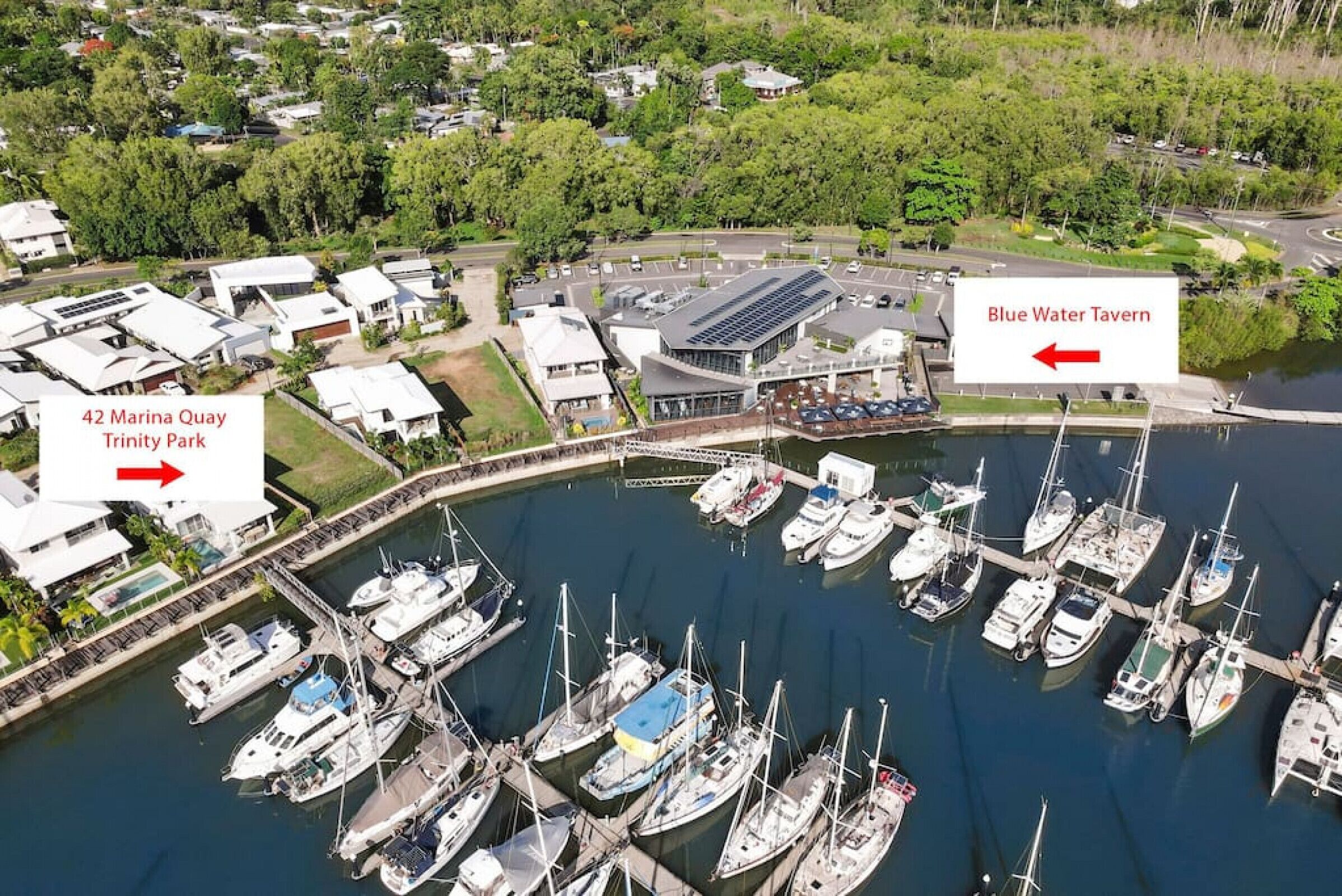 Marina Views From a Stunning Modern Villa