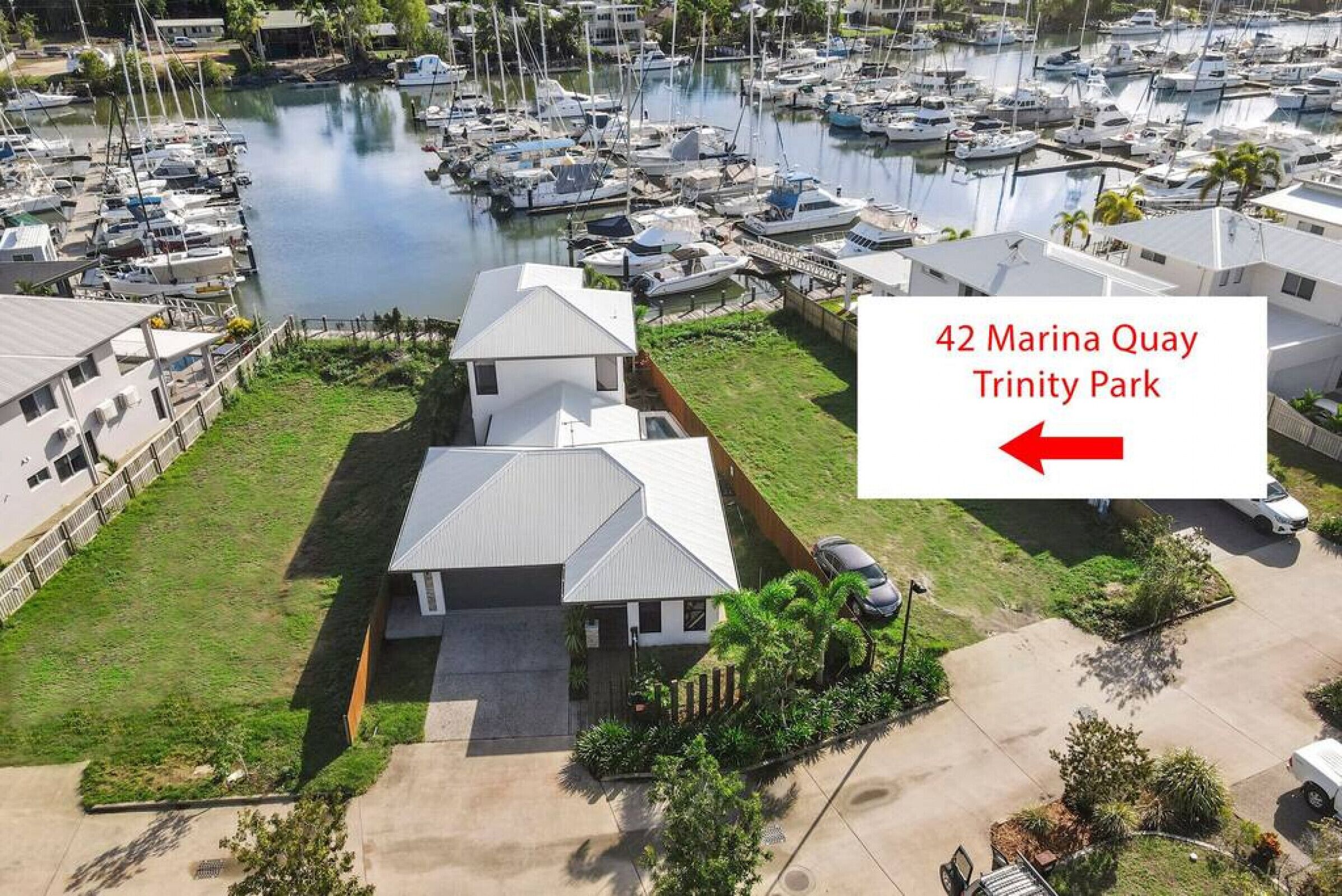 Marina Views From a Stunning Modern Villa