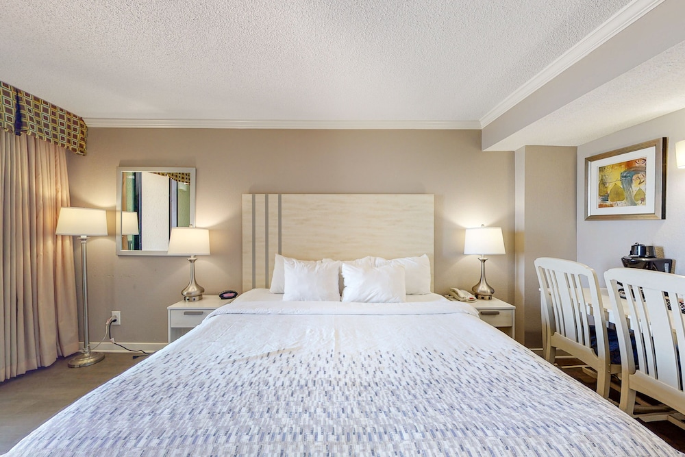 8th Floor Ocean View Studio w/ AC, WiFi, Shared Pool/Hot Tub-Dogs OK