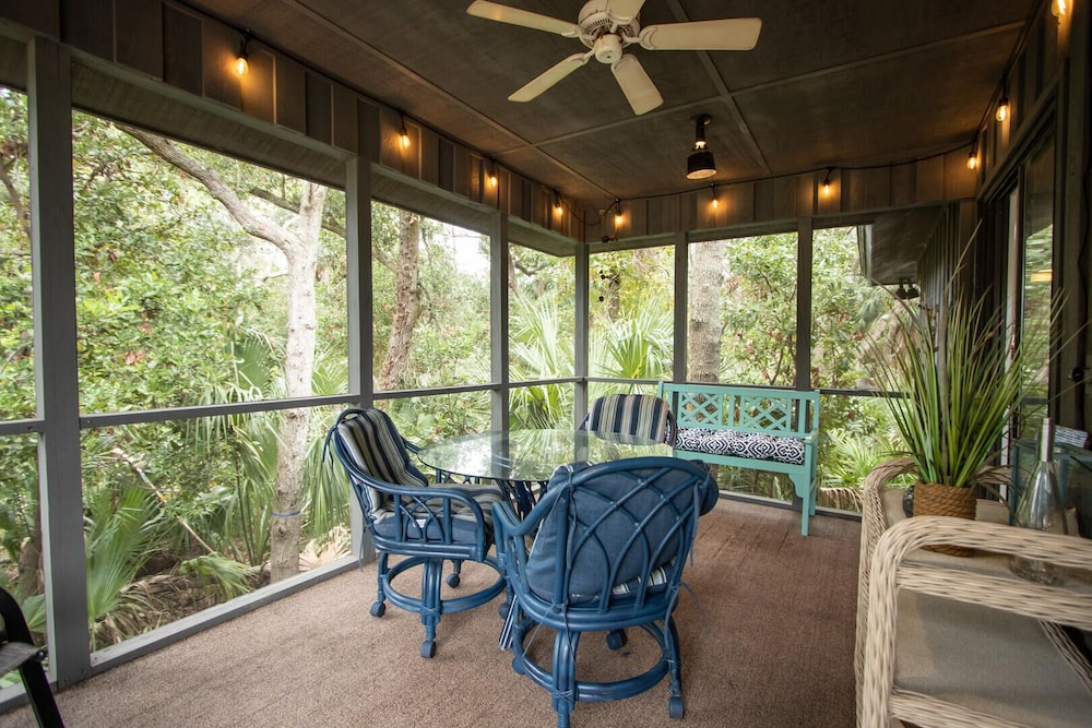 Newly Renovated  Home w/ Beautiful Canal Views & Private Fishing Dock