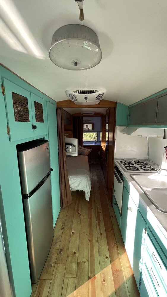 Retro Airstream with Private Deck and Ocean View