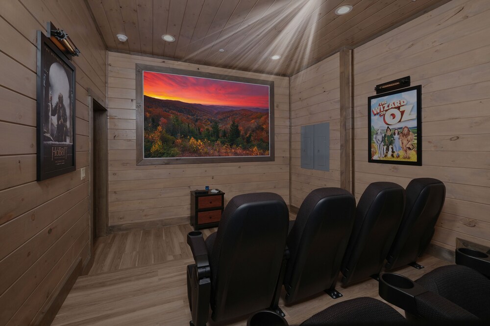 Hibernation Hideaway | NEWLY built cabin, complete with a private pool & chic interior!