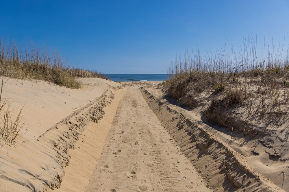 Charming BEACH HOUSE directly on the beach, UNOBSTRUCTED VIEW of ATLANTIC OCEAN