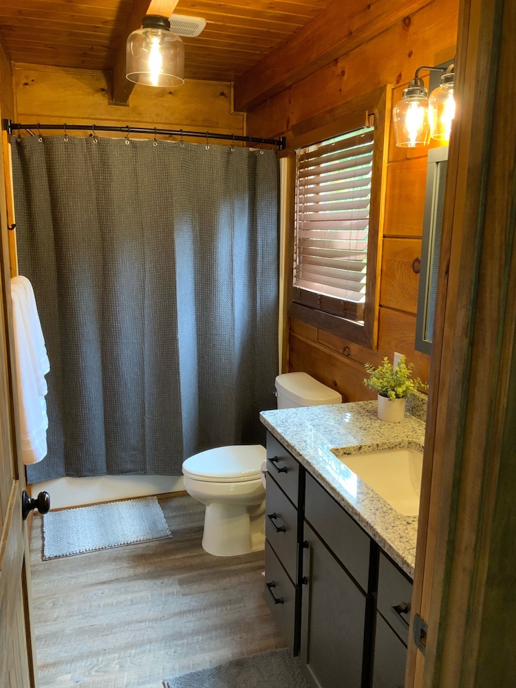 NEW SUMMER 2021 "Riverside" Cabin Overlooking the "Little River" in Townsend,TN 